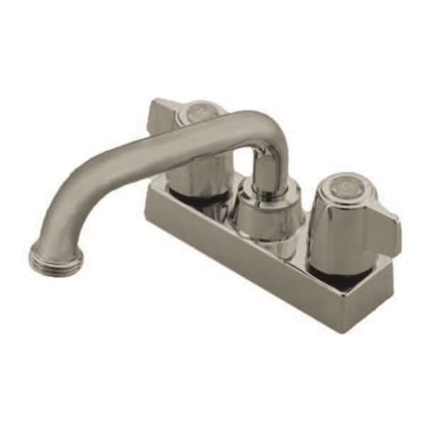 Laundry Tray Faucet, Brushed Nickel